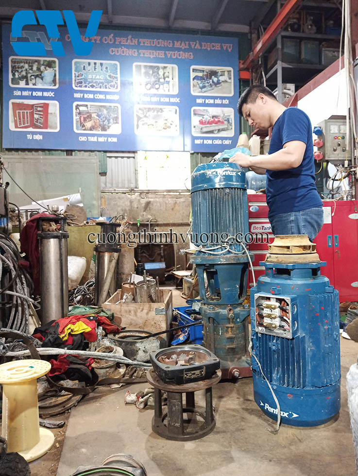 Khắc phục mọi sự cố máy bơm trục đứng Pentax