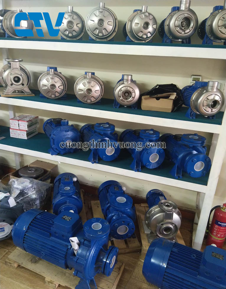 Máy bơm công nghiệp Stac nhập khẩu Ý bơm nước sạch, nước thải giá rẻ