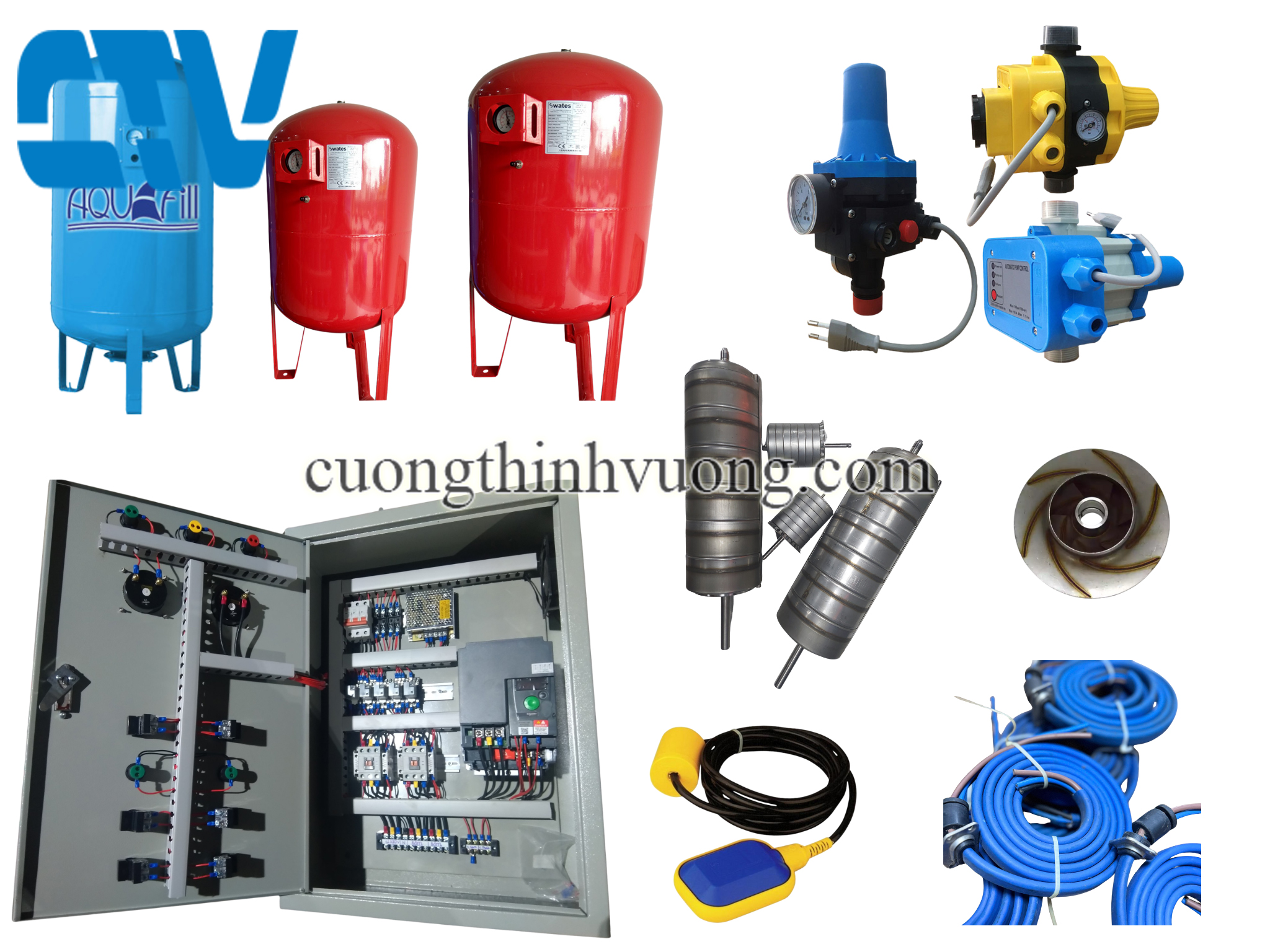 Phụ kiện máy bơm trục đứng đa tầng cánh chất lượng, giá tốt