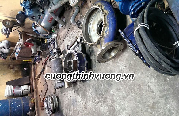 Thay phớt máy bơm công nghiệp công suất lớn tại Cường Thịnh Vương